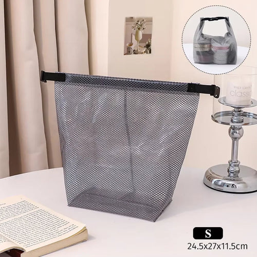 Clear Travel Toiletry Bags Waterproof Makeup Bag Mesh Travel Organizer