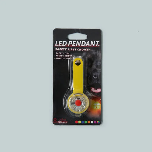 LED Pet Tracking Luminous Pendant Bright Ligh Dogs Collars Dog Wear