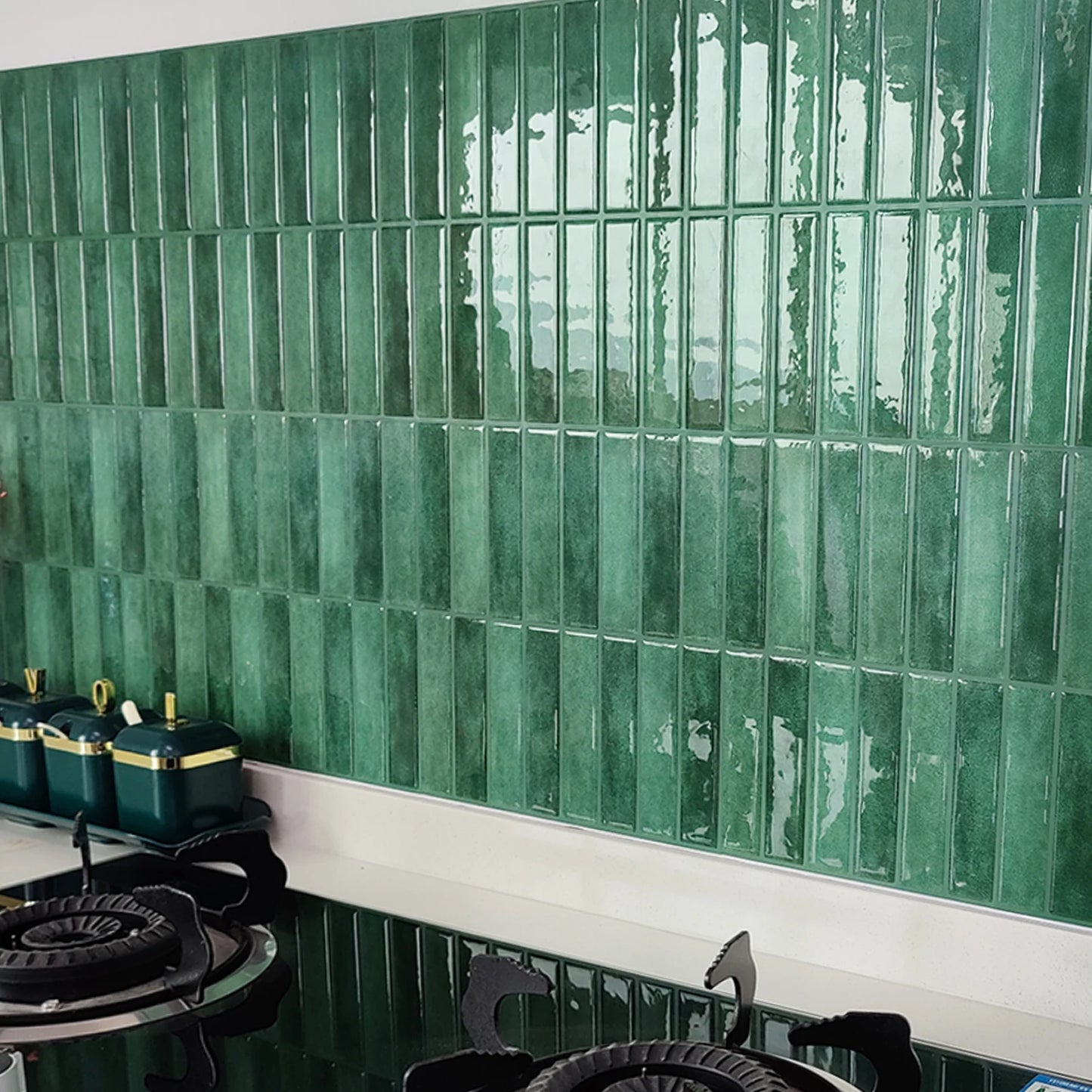10 Sheets Peel and Stick Tiles 3D Waterproof Wall Tiles for Living