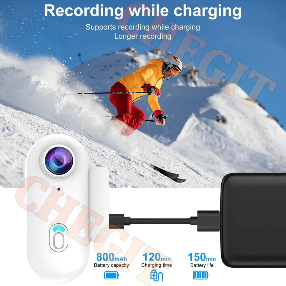 4K Motorcycle Mini Recorder Finger WIFI Action Camera Lightweight POV