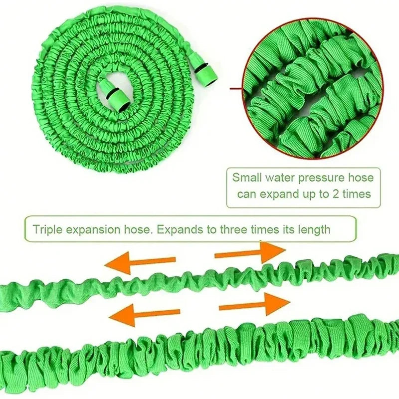Expandable Magic Hose, High-Pressure Car Wash, 7Water Spraying