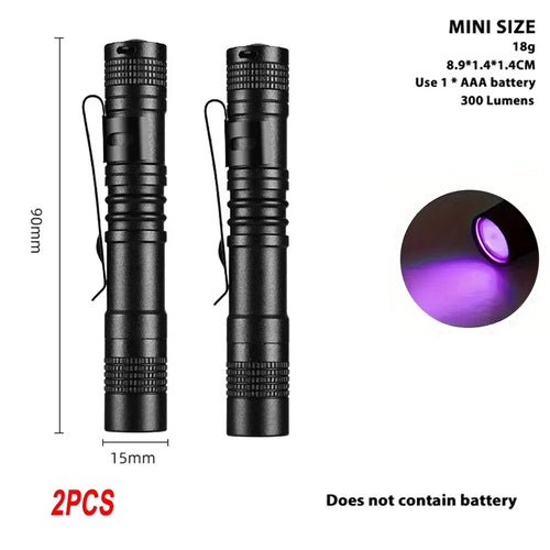 395nm UV Flashlight Ultraviolet Light,Pet Dog Cat Urine Detector