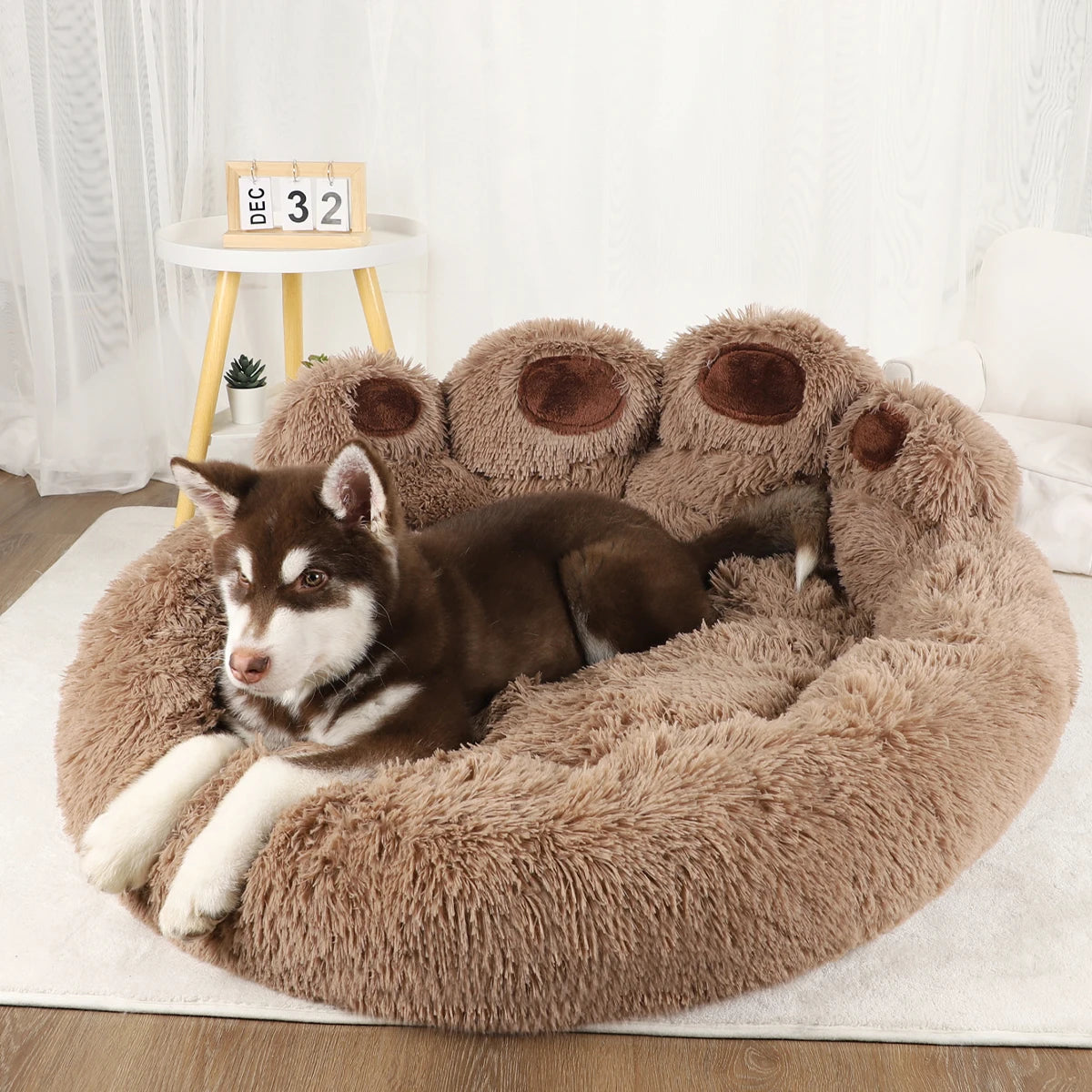 Fluffy Dog Bed Large Pet Products Dogs Beds Small Sofa Baskets Pets