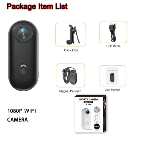 4K Motorcycle Mini Recorder Finger WIFI Action Camera Lightweight POV
