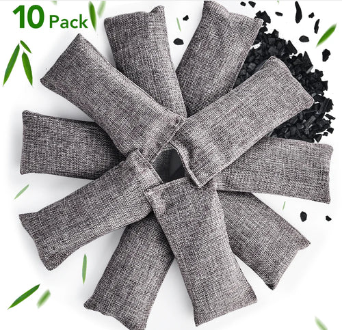10pcs Bamboo Charcoal Bags Air Purification Activated Charcoal Bags