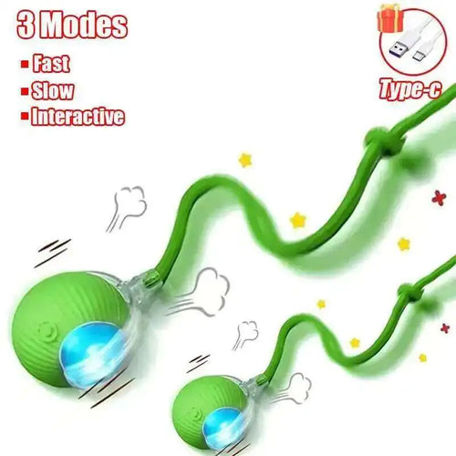 Smart Dog Interactive Ball Toys Automatic Rolling Ball Rechargeable