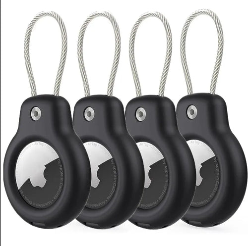 For Apple Airtag Case Hard Plastics Holder Anti-Loss Keychain With