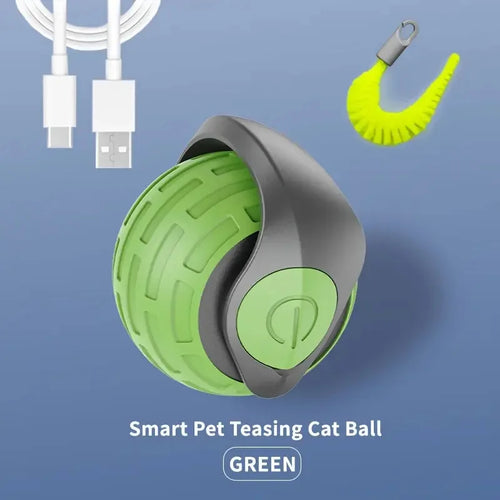 Smart Cat Toys Balls Automatic Interactive Pet Electric Rolling Teaser