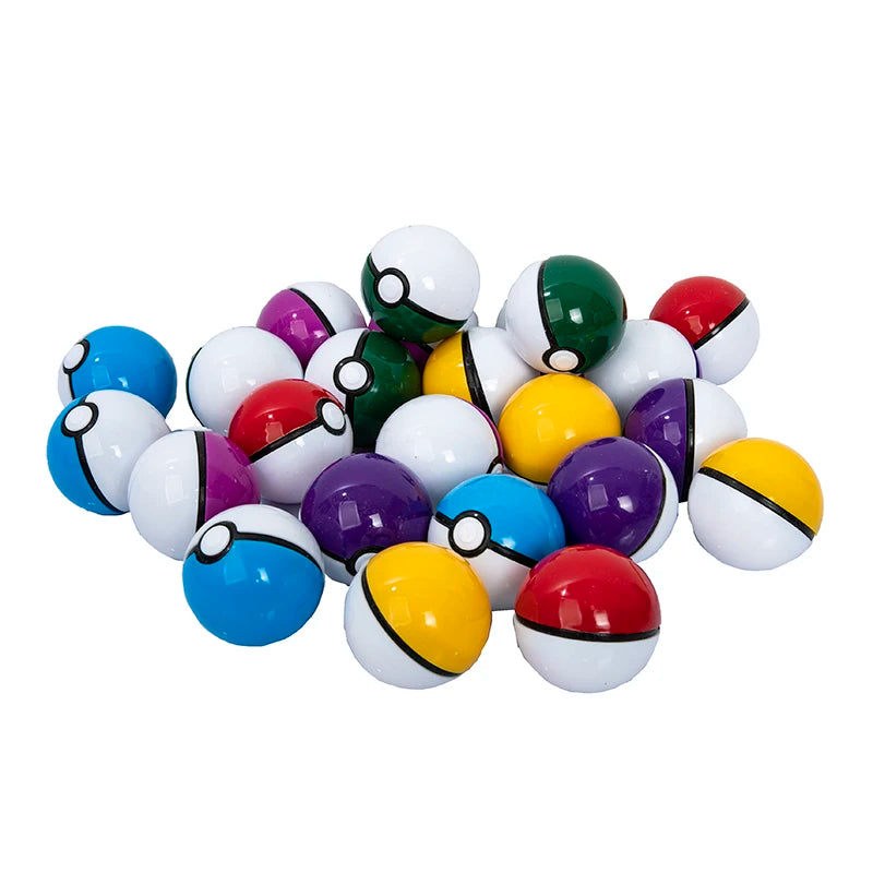 New 24Pcs /Set 5CM Pokemon PokeBall Model Anime Figure Pikachu Pocket