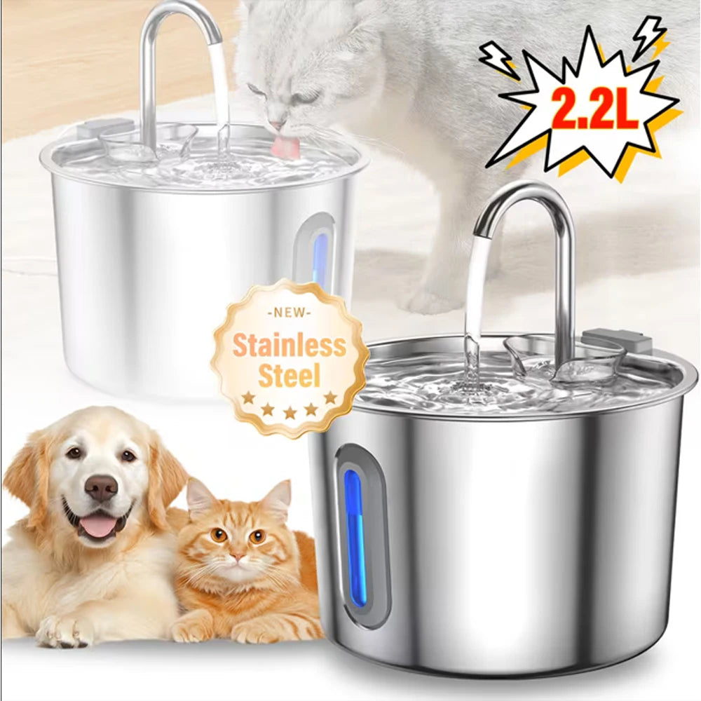 2.2L Pet Water Dispenser With Window Silent Filter With Faucet