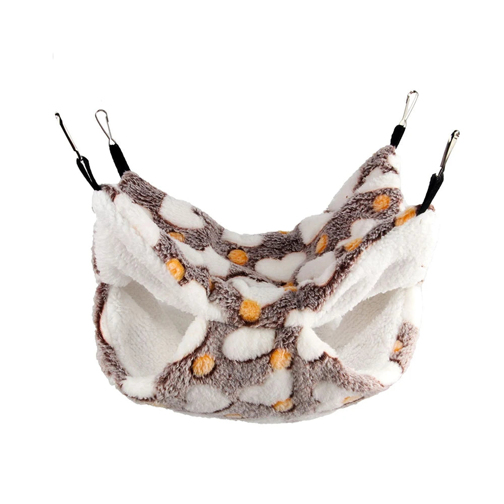 1PC Winter Warm Double-Layer Hammock Small Pet Hammock Suspended