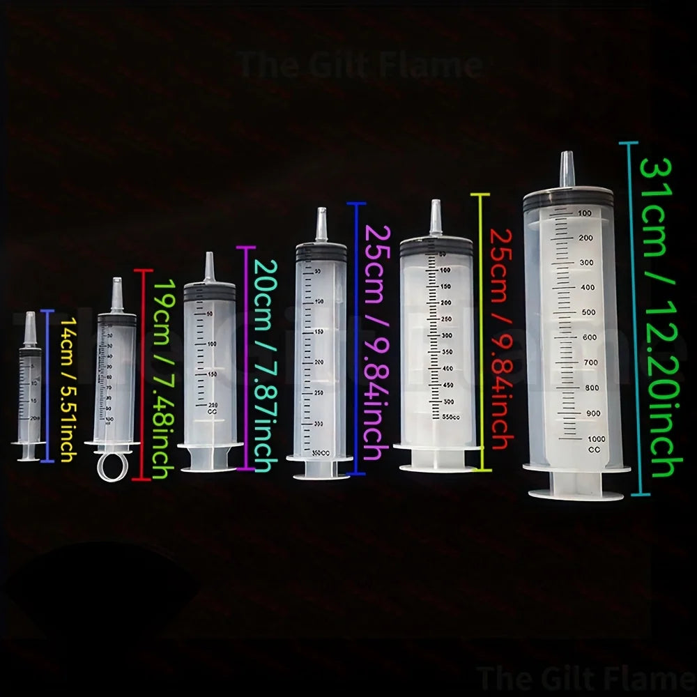 Industrial Veterinary Plastic Syringes with Capacities of 1000ml,