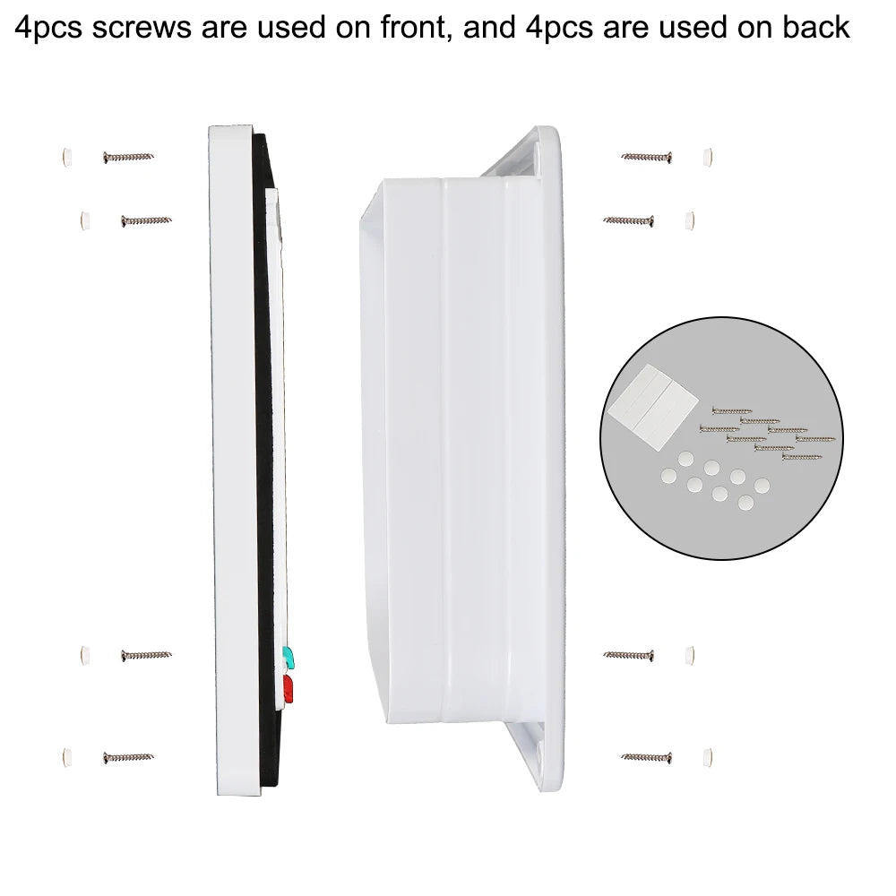 For Dog Cat Kitten ABS Plastic Dog Cat Flap Door With 4 Way Lock