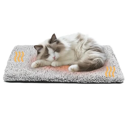 Pet Self-Heating Blanket Pad Natural Body Heat Reflective Mat Washable