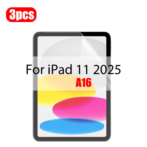 3Pcs Paper Feel Like Screen Protector For ipad Air 11 Pro 13 2024