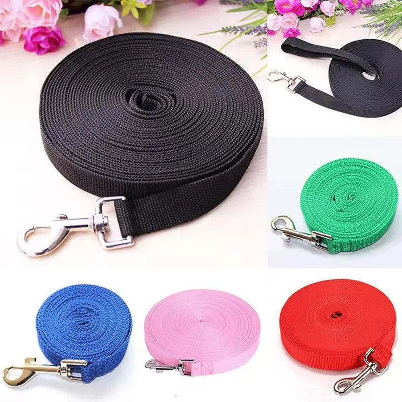 Nylon Extra Long Pet Leash Durable Dog Lead For Dog Recall Training