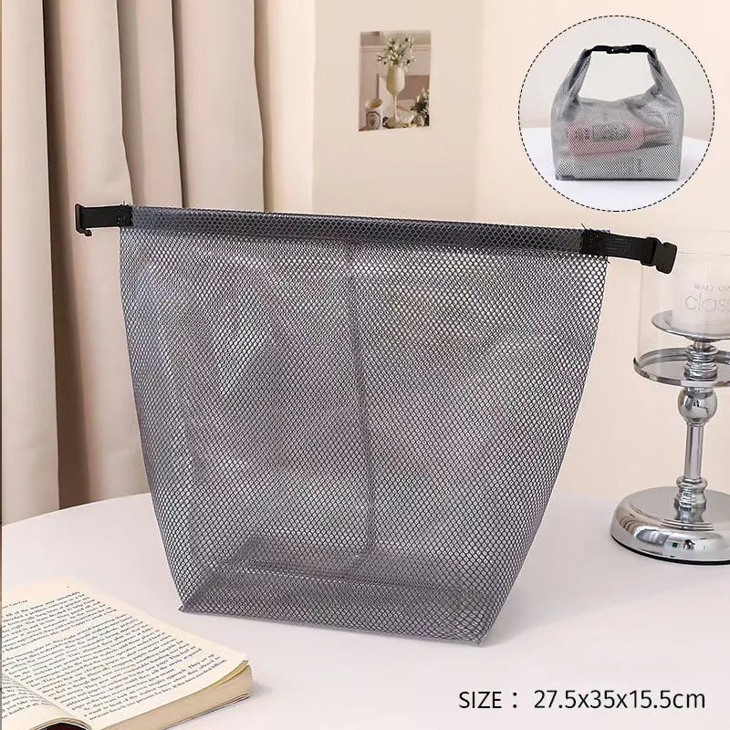 Clear Travel Toiletry Bags Waterproof Makeup Bag Mesh Travel Organizer