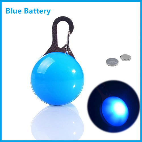 LED Glowing Pendant Flashlight Dog Cat Collar Pet Leads Glow