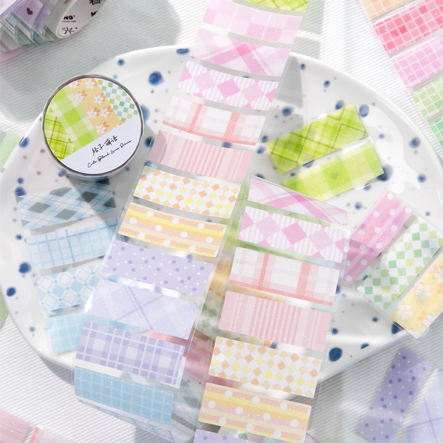 45mm*2m Color Labels Stickers PET Tape DIY Decor Scrapbooking Collage