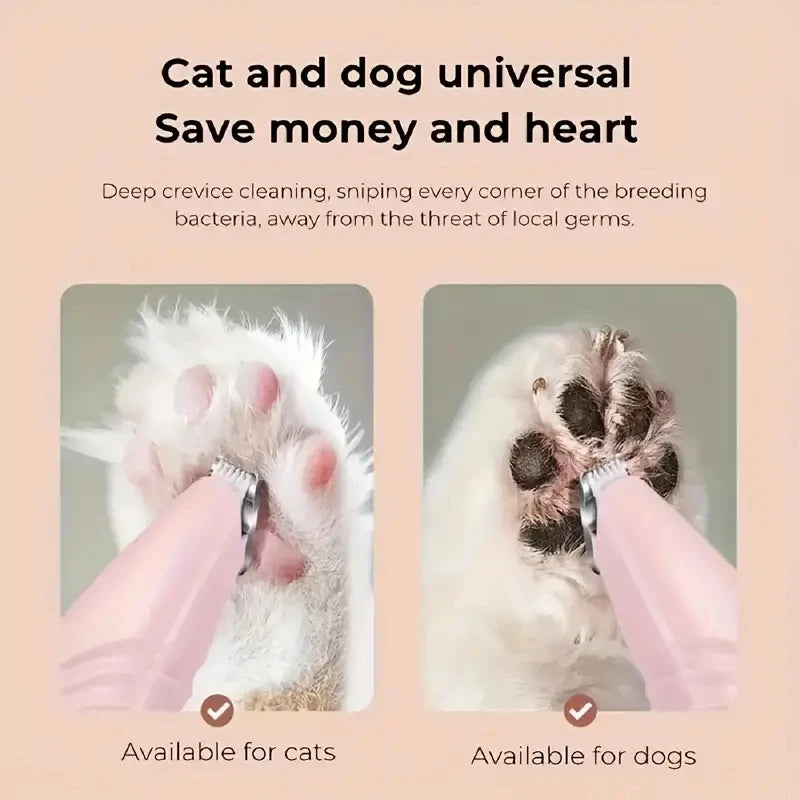 1 non battery pet shaver electric clipper suitable for cats and dogs.