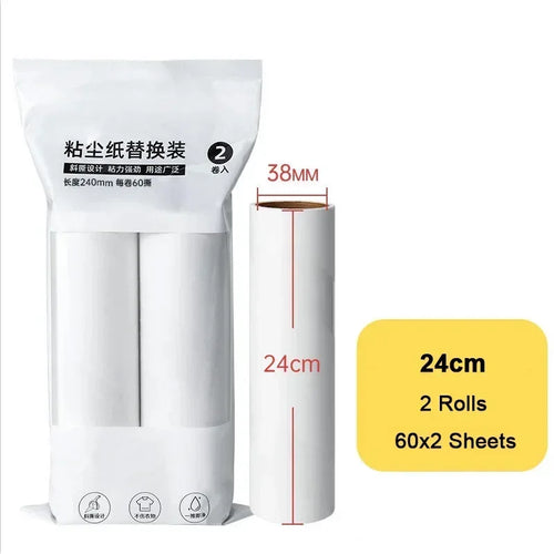 24cm 19cm 16cm 10cm Refill Tearable Brush Head Refill for Lint Roller
