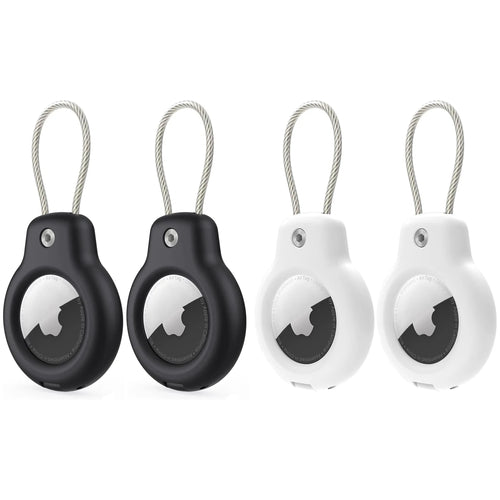 For Apple Airtag Case Hard Plastics Holder Anti-Loss Keychain With