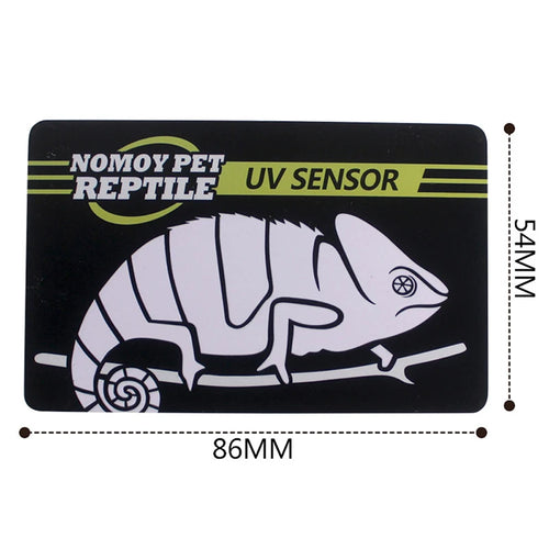 Reptile UVB Light Lamp Bulb Test Card UV Tests Paper Tester Meter Pet