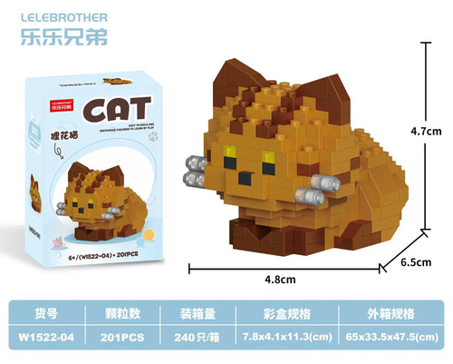 Hot Selling Particle Assembly Building Blocks Pet Cat Dog Assembly