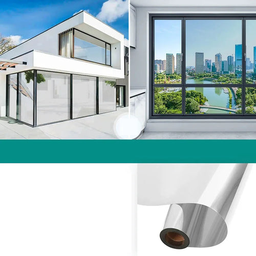 Unidirectional mirror window film protection insulation glass film