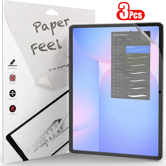 3Pcs Paper Feel Like Screen Protector for Samsung Galaxy Tab S10 Fe