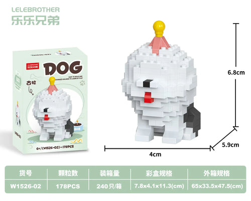 Hot Selling Particle Assembly Building Blocks Pet Cat Dog Assembly
