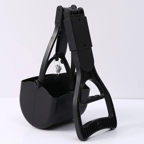 Pooper Scooper For Dog Jaw Clamp Heavy Duty Long Handle Poop Scooper