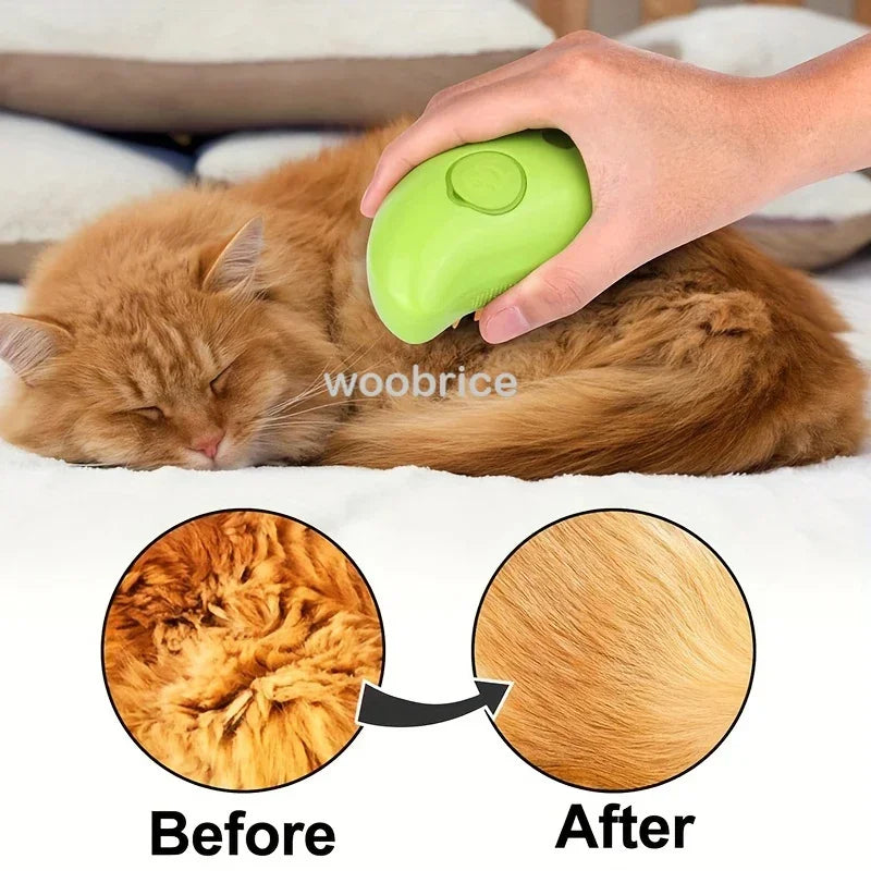 3 in 1 Pet Brush Cat Steam Brush Comb Dog Brush Electric Spray Cat
