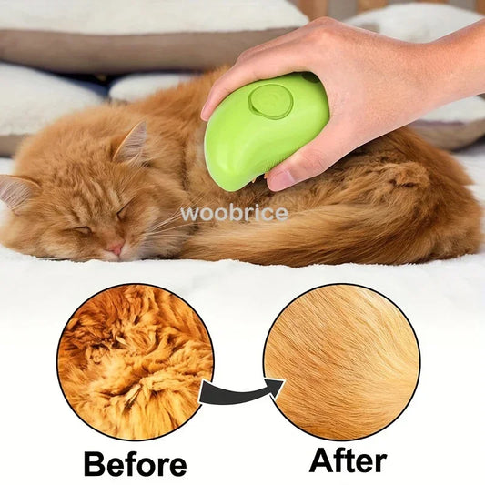 3 in 1 Pet Brush Cat Steam Brush Comb Dog Brush Electric Spray Cat