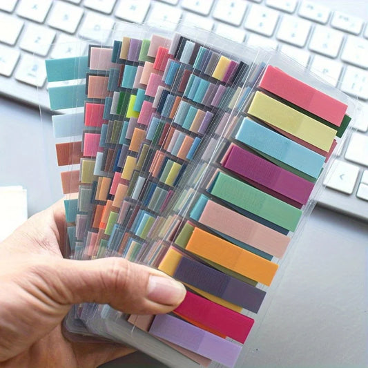 PET Morandi Color Translucent Convenience Sticker Marking Index