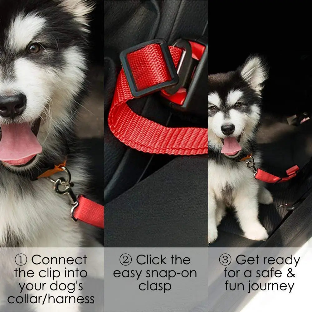 Pet Dog Cat Car Seat Dog Car Seat Belt Safety Protector Travel Pets