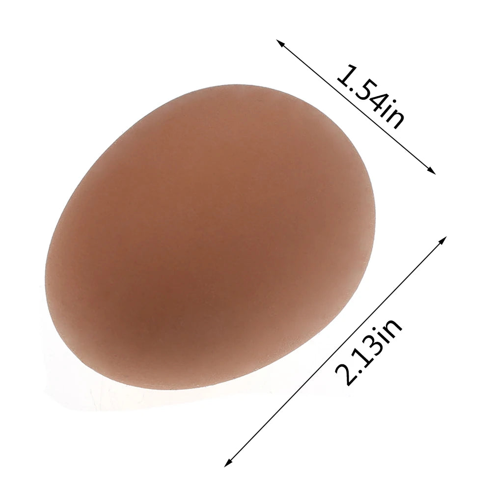 1 Pcs Novelty Bouncy Eggs Realistic Fake Rubber Bouncing BallsModel