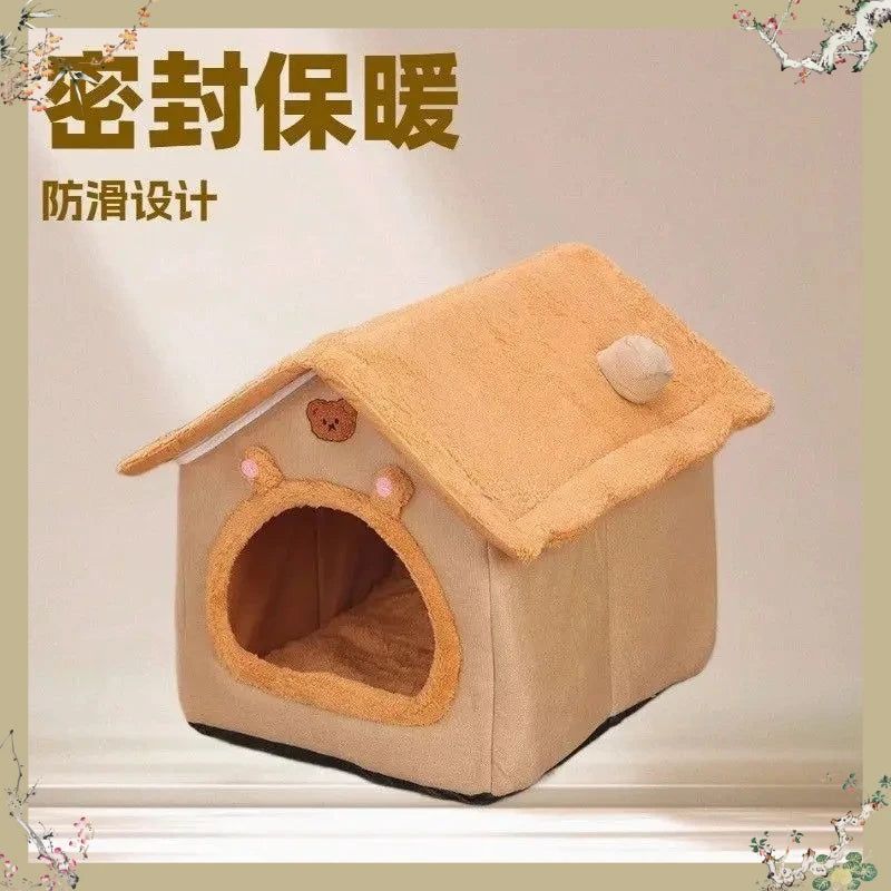 New Pet House with Super Large Space Cat and Dog Beds of All Sizes To