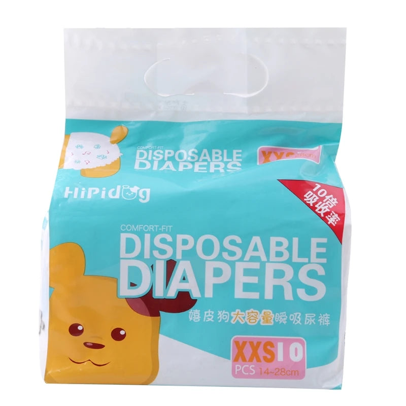 10/12PCS/pack Super Absorption Physiological Pants Dog Diapers For