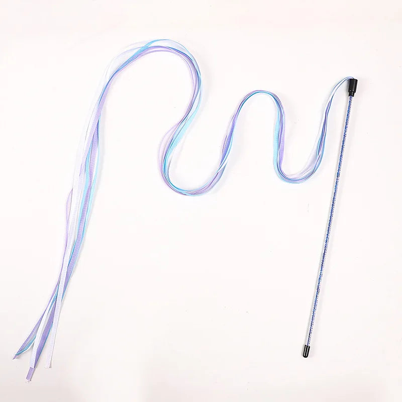 Cat Toy Interactive Teasing Rod with Rope for Cats to Chew and Chase