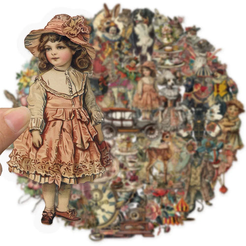 50PCS Victoria Decoration Graffiti Stickers DIY Luggage Notebook