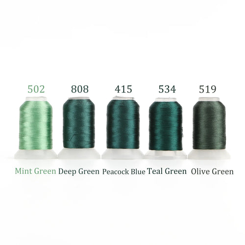 4/5 Brother Colors Set Premium Polyester Embroidery Thread 500 Meters
