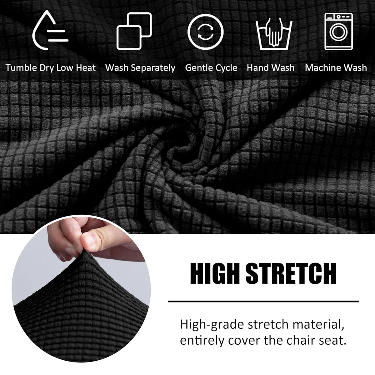 Thickened Jacquard Stretchable Computer Office Chair Covers Dustproof