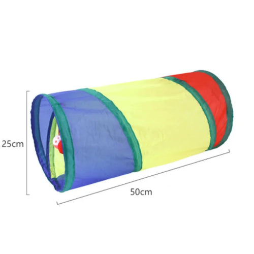 Hot Foldable Cat Tunnel Tube Interactive Fun Kitty Training Toy