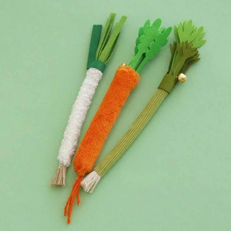 1 Set Cat Chew Toy with Bell Bite Resistant Interactive Kitten Teeth