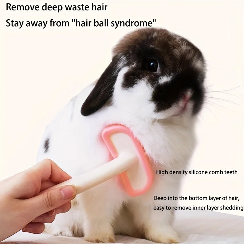 1Pc Detachable Rabbit Massage Hair Removal Comb For