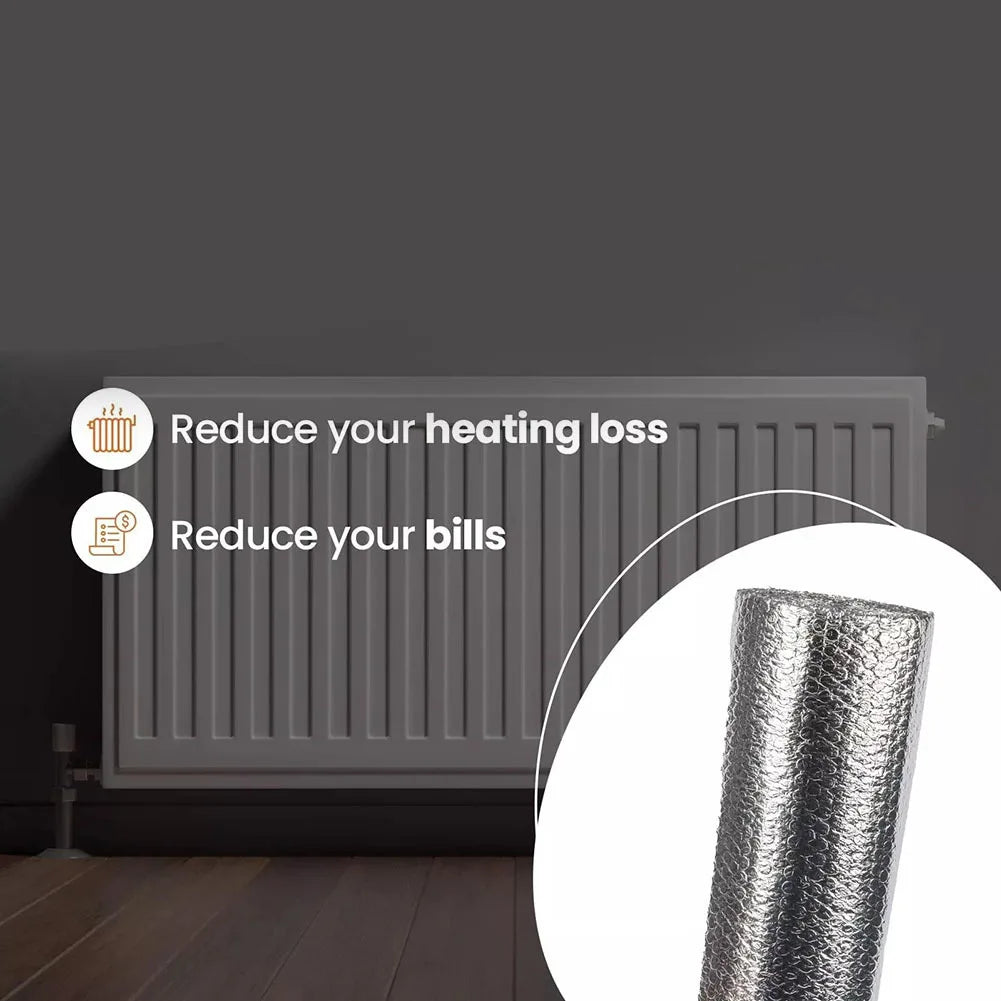 Radiator Reflective Film Wall Sticker Radiator Insulation Foil 5mX60cm