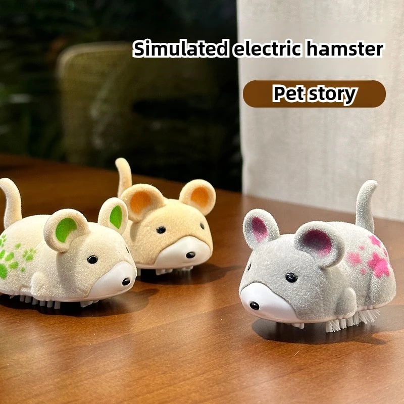 Cat Toys Intelligent Simulation Electric Hamster Cat Self Hi Soothing
