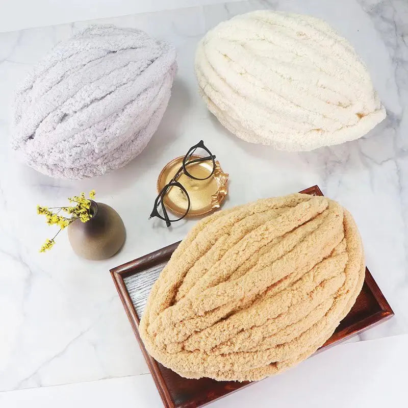 250g Extra Thick Ice Yarn Blanket Hand-Knitted DIY Yarn Large