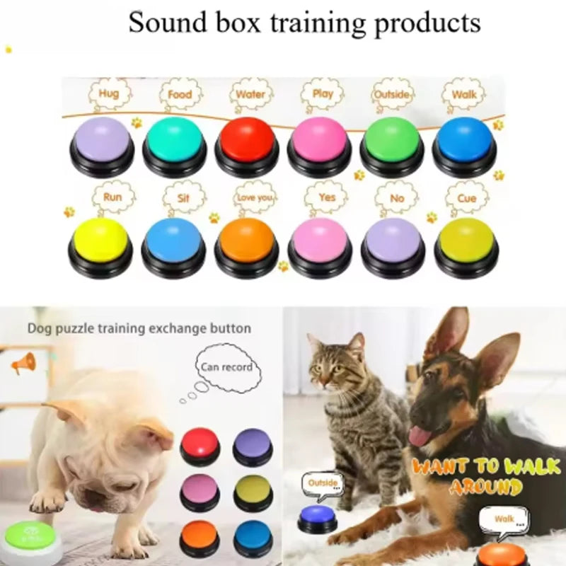 Dog Communication Buttons Voice Recording Button for Pet Training 30
